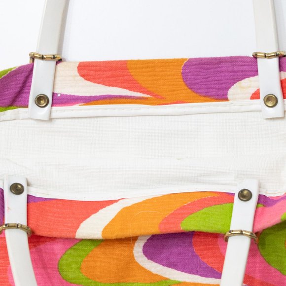 Retro Colourful 1970s Shoulder Bag | Women's Vintage Carry All Bag - Picture 8 of 9